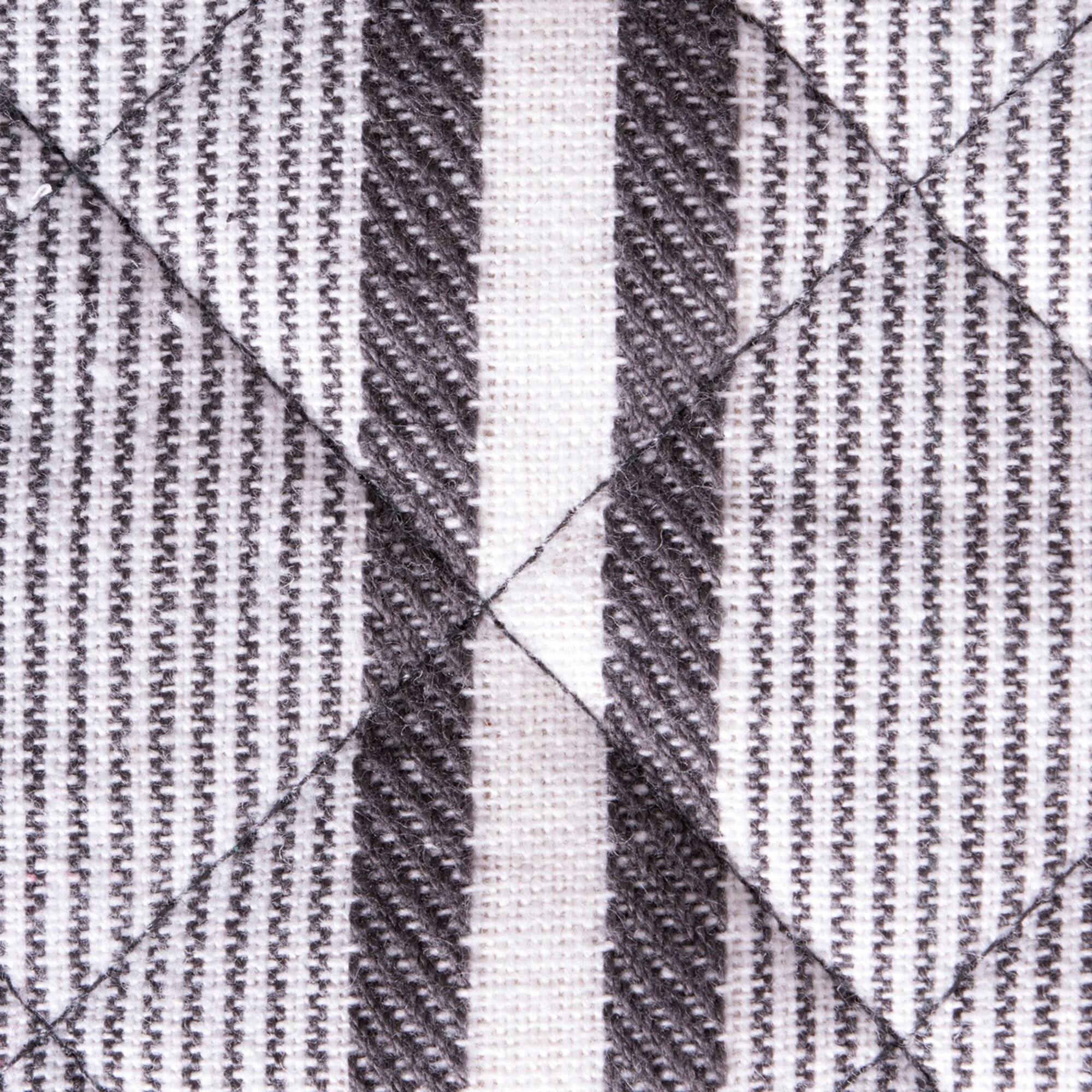 DII® Mineral Gray Stripe Double Oven Mitt